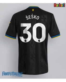 Manchester United Benjamin Sesko #30 Tricou Fotbal Replică 2025-26 Barbati Treilea